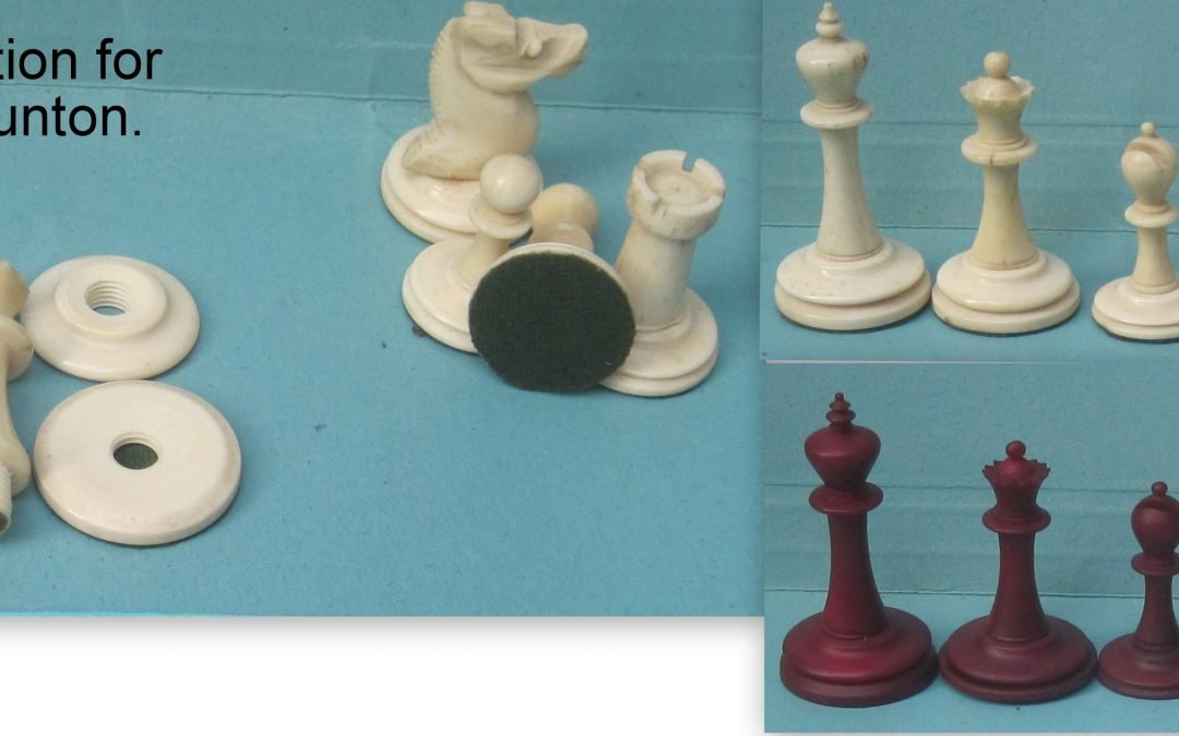 Bone Staunton Chess Set